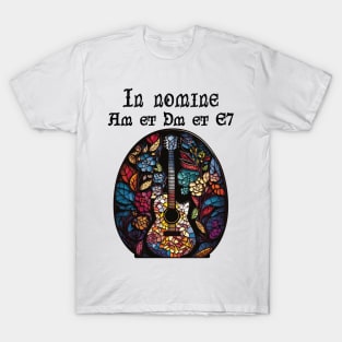 Funny Guitar Gift Retro Vintage Music Guitar T-Shirt